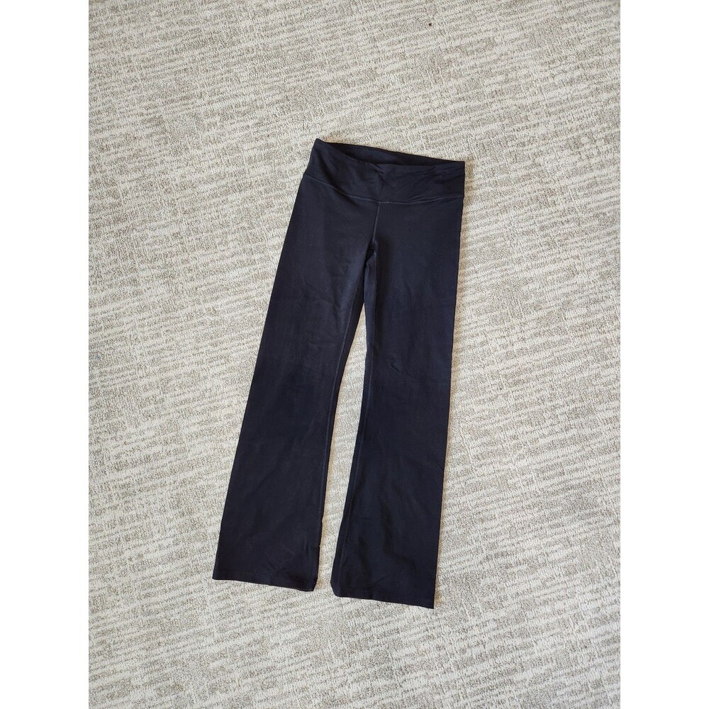 prAna women's Pillar straight leg mid-rise pant black size L Regular Inseam